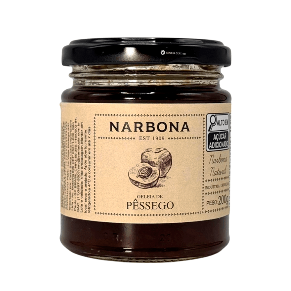 Geleia de Pêssego Narbona – 200g